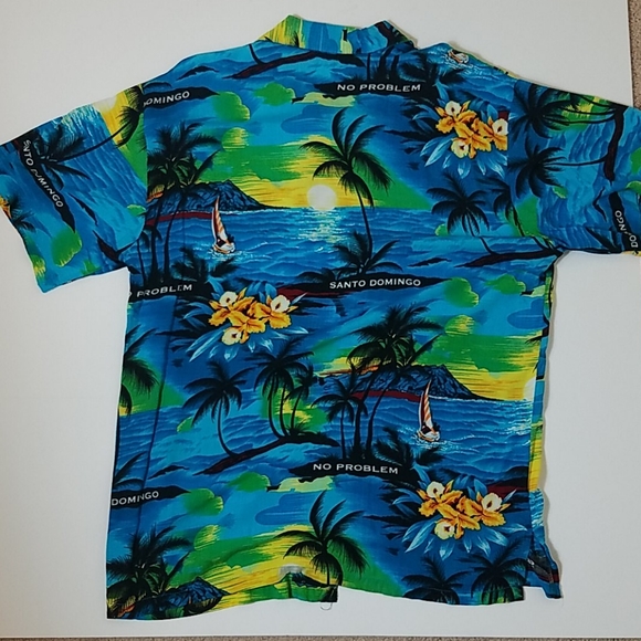 Tropical Fashions tropical Caribbean print shirt - Picture 8 of 8